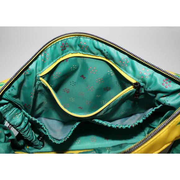 Lug Flare Crossbody Bag in Bouquet Yellow with Adjustable / Removable Strap - Picture 11 of 16